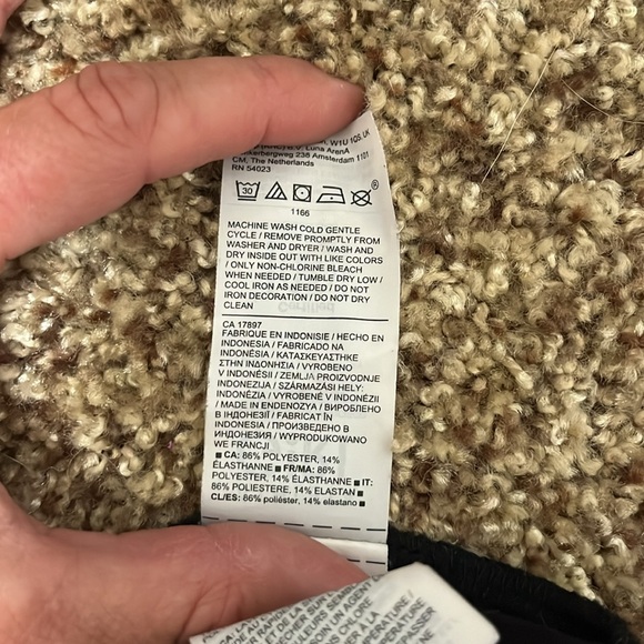 2 pairs (grey and black) size medium (8-10) athleta girl shorts. - Picture 11 of 11